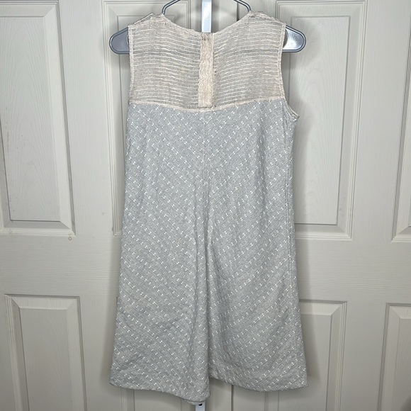 Billy Reid Cotton Swedish dot lace A Line mini Dress Size Small - Picture 5 of 11